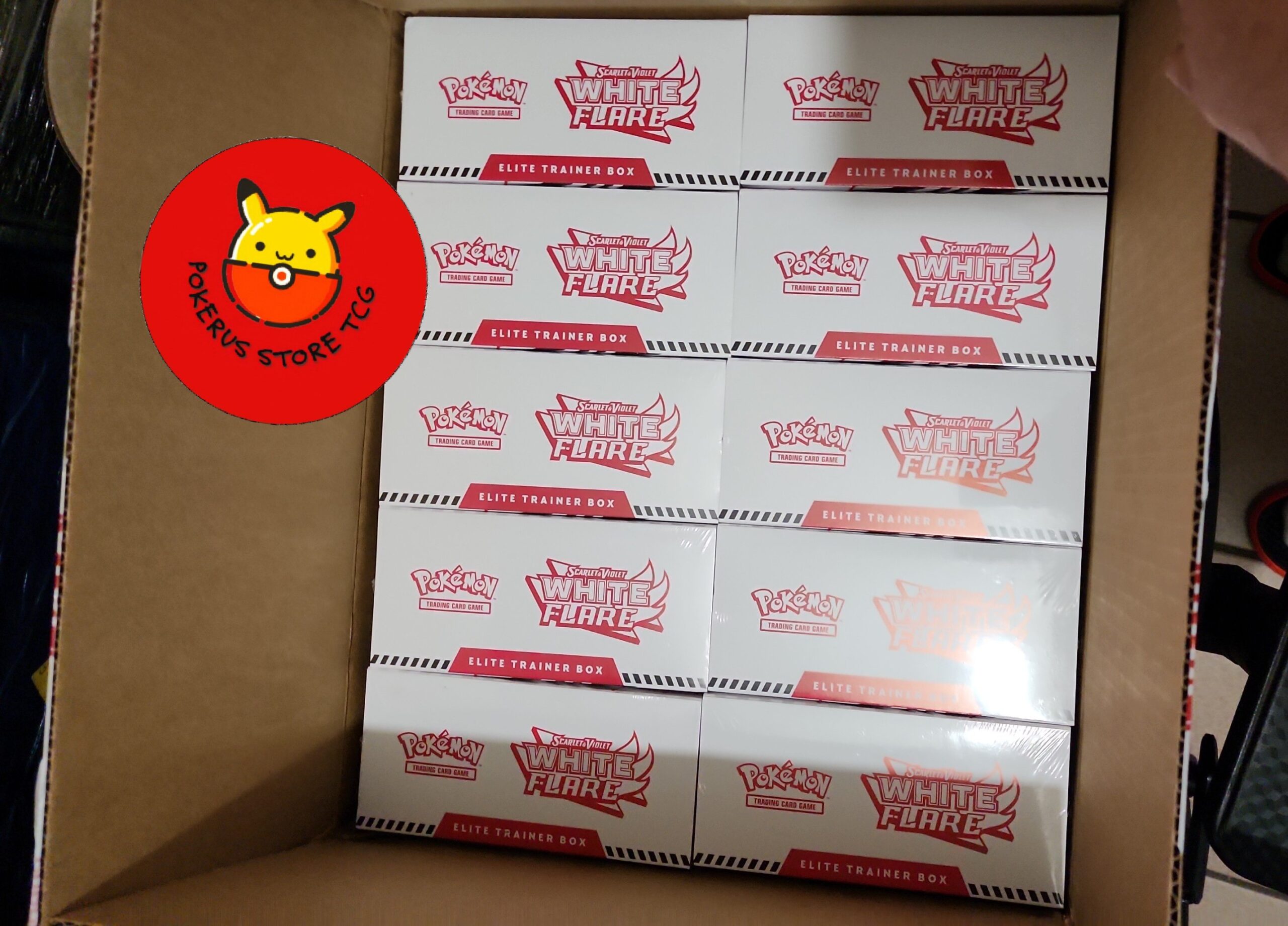 Case Box - 10 ETB WHITE FLARE