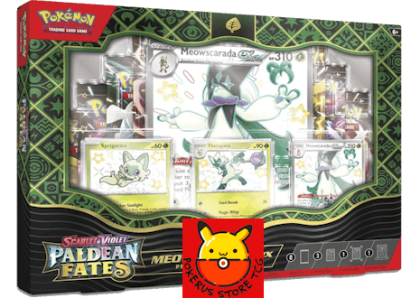Paldean Fates Meowscarada ex Premium Collection