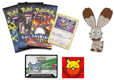 Pokémon TCG: Shining Fates Mad Party Pin Collection (Bunnelby)