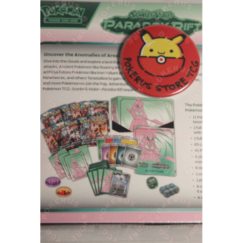 Pokémon Center Elite Trainer Box Paradox Rift (Iron Valiant)