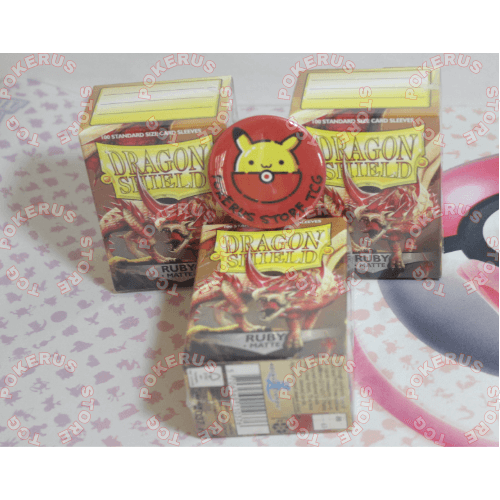 Sleeves Dragon Shield- ruby mate