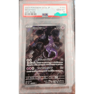 POKEMON JPN SV2A-POKEMON 151 ART RARE #183 MEWTWO PSA 10